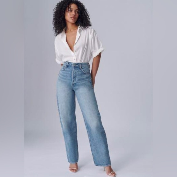 Denim Forum Jeans The Mia High Rise Curve 31L size 25 - Picture 1 of 16